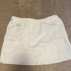 Aritzia Gray Mini Skirt